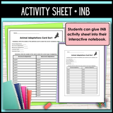 Animal Adaptations Card Sort | Task Card Activity | Real World Application